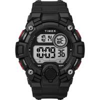 Timex - Timex Men&#39;s A-Game DGTL 50mm Watch - Black/Red - Image 1