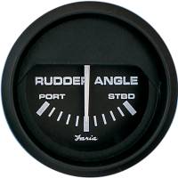 Faria Beede Instruments - Faria Euro Black 2" Rudder Angle Indicator - Image 1