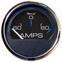 Faria Beede Instruments - Faria Chesapeake Black 2" Ammeter Gauge (-60 to +60 AMPS) - Image 1