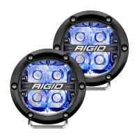 RIGID Industries - RIGID Industries 360-Series 4" LED Off-Road Spot Beam w/Blue Backlight - Black Housing - Image 1