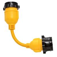 Camco - Camco 30AM/50AF Power Grip Marine 12" Dogbone - M-Lock/F-Locking Adapter - Image 2