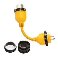 Camco - Camco 30AM/50AF Power Grip Marine 12" Dogbone - M-Lock/F-Locking Adapter - Image 3