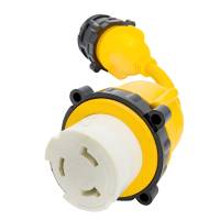 Camco - Camco 30AM/50AF Power Grip Marine 12" Dogbone - M-Lock/F-Locking Adapter - Image 7