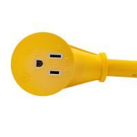 Camco - Camco 30AM/15AF Power Grip Marine 12" Dogbone - M-Locking/90F Adapter - Image 3