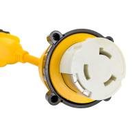Camco - Camco 30AM/50AF Power Grip Marine 12" Dogbone - M-Lock/F-Locking Adapter - Image 6