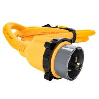 Camco - Camco 50 Amp Power Grip Marine Extension Cord - 12&#39; M-Locking/F-Locking Adapter - Image 5