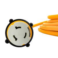 Camco - Camco 50 Amp Power Grip Marine Extension Cord - 50&#39; M-Locking/F-Locking Adapter - Image 2