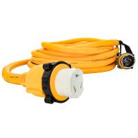 Camco - Camco 50 Amp Power Grip Marine Extension Cord - 50&#39; M-Locking/F-Locking Adapter - Image 3