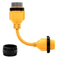 Camco - Camco 50AM/30AF Power Grip Marine 12" Locking Adapter - M-Lock/F-Locking Adapter - Image 3