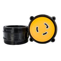 Camco - Camco 50AM/30AF Power Grip Marine 12" Locking Adapter - M-Lock/F-Locking Adapter - Image 4
