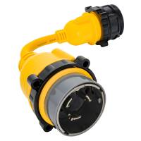 Camco - Camco 50AM/30AF Power Grip Marine 12" Locking Adapter - M-Lock/F-Locking Adapter - Image 7