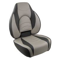 Springfield Marine - Springfield Fish Pro High Back Folding Seat - Charcoal/Grey - Image 1