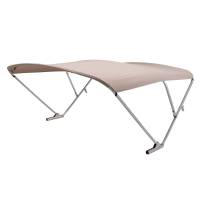 SureShade - SureShade Power Bimini - Clear Anodized Frame - Beige Fabric - Image 1