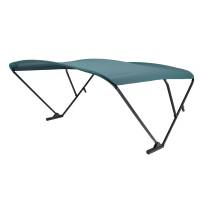 SureShade - SureShade Power Bimini - Black Anodized Frame - Green Fabric - Image 1