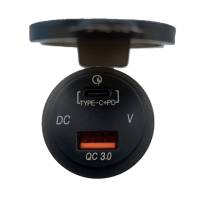 Poly-Planar - Poly-Planar Panel Mount USB Charging Ports - 12V - Image 1