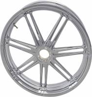 Arlen Ness - Arlen Ness Forged Billet 7 Valve Front Rim - 21in. x 3.50in. - Chrome - 10302-204 - Image 1