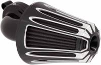 Arlen Ness - Arlen Ness Monster Sucker Air Cleaner Cover - Deep Cut - Black - 81-102 - Image 2