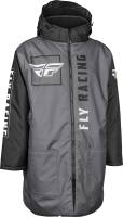 Fly Racing - Fly Racing Pit Coat - 470-4051 - Black/Gray - OSFM - Image 1