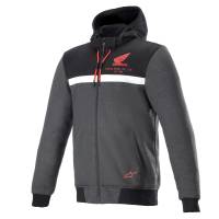 Alpinestars - Alpinestars Honda Chrome Street Hoodie - 4201323-1908-3X - Black/Red - 3XL - Image 1