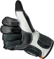 Biltwell Inc. - Biltwell Inc. Borrego Gloves - 1506-0104-301 - Black/Cement - X-Small - Image 3