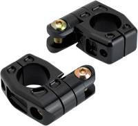 Joker Machine - Joker Machine Highway Peg Mounts with 1-1/8in. Offset - Black Anodized - 08-643-1B - Image 1
