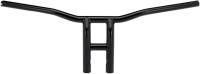 Biltwell Inc. - Biltwell Inc. 1in. Throttle-By-Wire Tyson XL Pullback 10in. Handlebar - Black Electroplated - 6260-2015 - Image 1