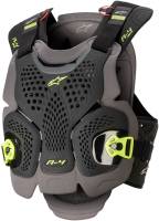 Alpinestars - Alpinestars A-4 Max Chest Protector - 67015201155M/L - Black/Yellow - Md-Lg - Image 1