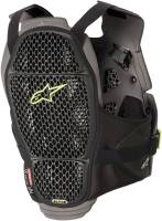 Alpinestars - Alpinestars A-4 Max Chest Protector - 67015201155M/L - Black/Yellow - Md-Lg - Image 2