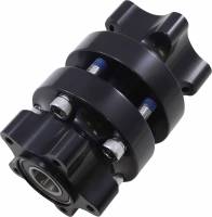 Arlen Ness - Arlen Ness Front Cartridge Hub Kit Dual Disc - Black - 17-6020-B - Image 1