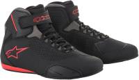 Alpinestars - Alpinestars Sektor Vented Shoes - 251561813110 - Black/Gray/Red - 10 - Image 1