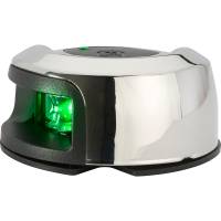 Attwood Marine - Attwood LightArmor Deck Mount Navigation Light - Stainless Steel - Starboard (green) - 2NM - Image 1