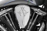 Baron Custom Accessories - Baron Custom Accessories BAK Replacement Cover - Pinstripe Chrome - BA-2800-13 - Image 2