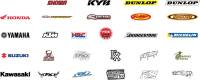 Factory Effex - Factory Effex Logo 5 Pack Stickers - KTM - 19-90500 - Image 2