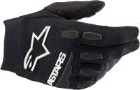 Alpinestars - Alpinestars Full Bore Youth Gloves - 3543622-10-2XS - Black/White - 2XS - Image 1
