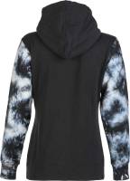 Fly Racing - Fly Racing Tie-Dye Zip Up Womens Hoodie - 358-0070X - Black/Gray - X-Large - Image 2