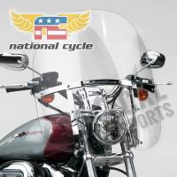 National Cycle - National Cycle SwitchBlade 2-Up Windshield - Clear - N21117 - Image 1