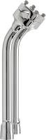 Biltwell Inc. - Biltwell Inc. O/S Murdock Riser - 12in. - Chrome - 6414-105-12 - Image 2