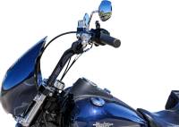 Thrashin Supply Company - Thrashin Supply Company Pullback Handlebar Riser Kit without Gauge Cutout - 9-1/2in. - Anodized Black - TSC-9525-1 - Image 3