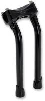 Biltwell Inc. - Biltwell Inc. Murdock Pullback Risers - 12in. - Black - MP-012-HD-BK - Image 1