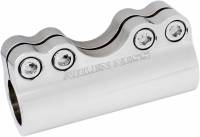 Arlen Ness - Arlen Ness 1 1/4in. Modular Adjustable Handlebar Clamps - Chrome - 08-053 - Image 1