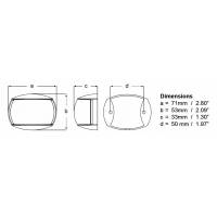 Hella Marine - Hella Marine NaviLED Port & Starboard Pair - 2nm - Colored Lens/White Housing - Image 2