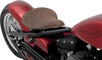 Drag Specialties - Drag Specialties Large Low Profile Spring Solo Seat - Brown - 0806-0056 - Image 2
