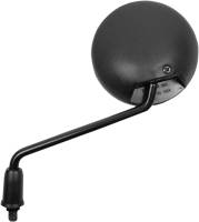 Parts Unlimited - Parts Unlimited Round Mirror - Black - 4in. Lens, 7-7/8in. Stem - 0640-1479 - Image 2