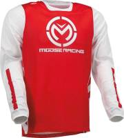 Moose Racing - Moose Racing Sahara Jersey - 2910-7426 - Red/White - Small - Image 1