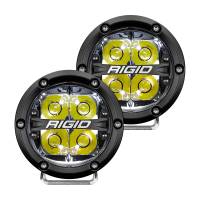 RIGID Industries - RIGID Industries 360-Series 4" LED Off-Road Spot Beam w/White Backlight - Black Housing - Image 1