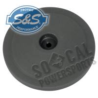 S&S Cycle - S&S Cycle Stealth Air Cleaner Cover - Domed Bobber - Black - 170-0124 - Image 1