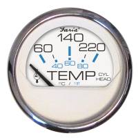 Faria Beede Instruments - Faria Chesapeake White SS 2" Cylinder Head Temperature Gauge (60-220&deg;F) - Image 1