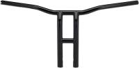 Biltwell Inc. - Biltwell Inc. 1in. Throttle-By-Wire Tyson XL Pullback 14in. Handlebar - Black Electroplated - 6264-2015 - Image 1