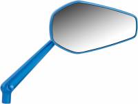 Arlen Ness - Arlen Ness Mini Stocker Mirror - Left - Blue Anodized - 13-150 - Image 2
