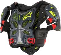 Alpinestars - Alpinestars A-10 Roost Deflector - 6700517-1431-ML - Black/Fluorescent Yellow - Md-Lg - Image 1